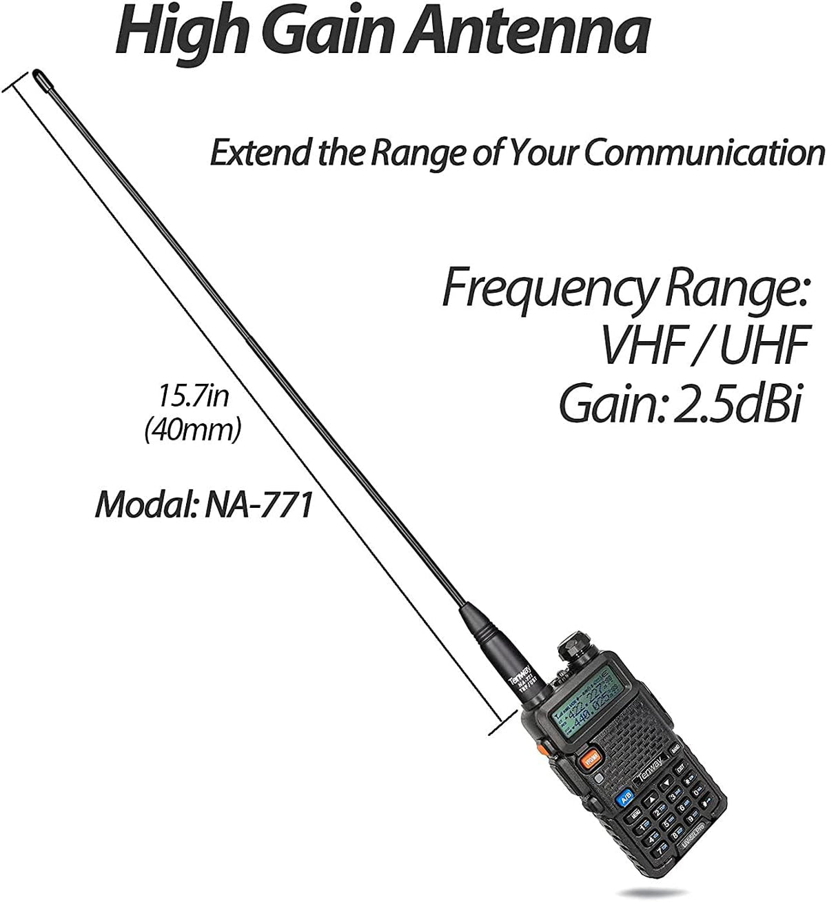 UV-5R Pro 8W Dual Band Two Way Radio 2Pack with Programming Cable S6091