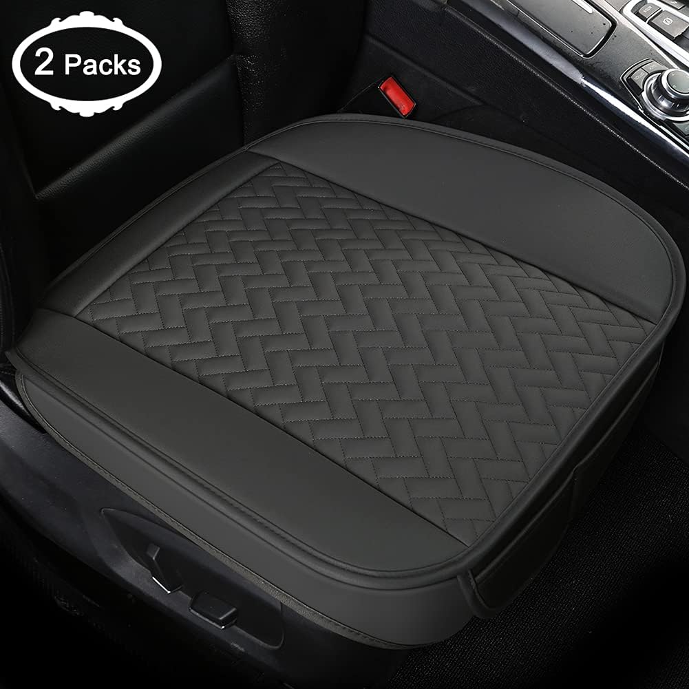2 Pack Front Car Seat Bottom Covers Pad Black N72373