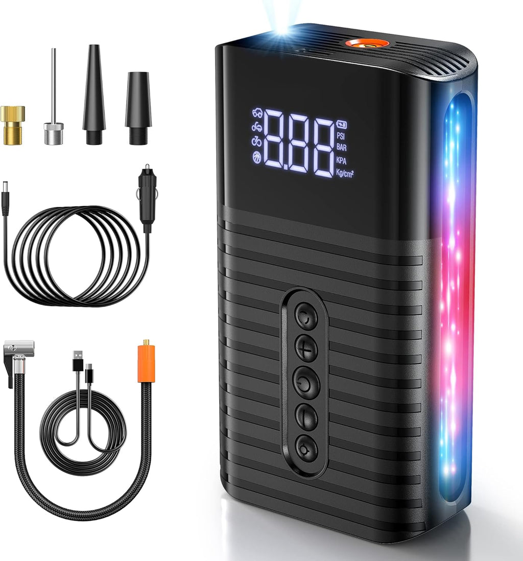 Cordless Electric Tire Inflator Air Compressor Pack of 2 O575