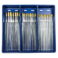 Clear Choice Brush Set Round Set of 60 Long Handle N104661