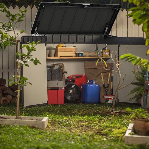 Gray 4.6 x 2.7 Ft Outdoor Storage Box N280919