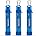 3 Pack Blue Outdoor Portable Straw Water Filter Z8116