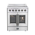 30 Freestanding Electric Range With French Door in Stainless Steel M7756