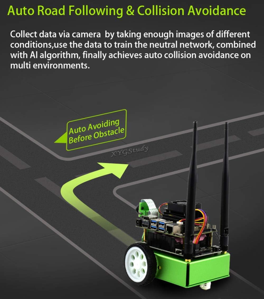 JetBot AI Kit with Front Camera Eye and ROS Nodes Code Q5303