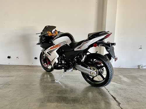 250CC Sport Bike Motorcycle 5-Speed 17" Wheels LED Headlights 2 Seater D907