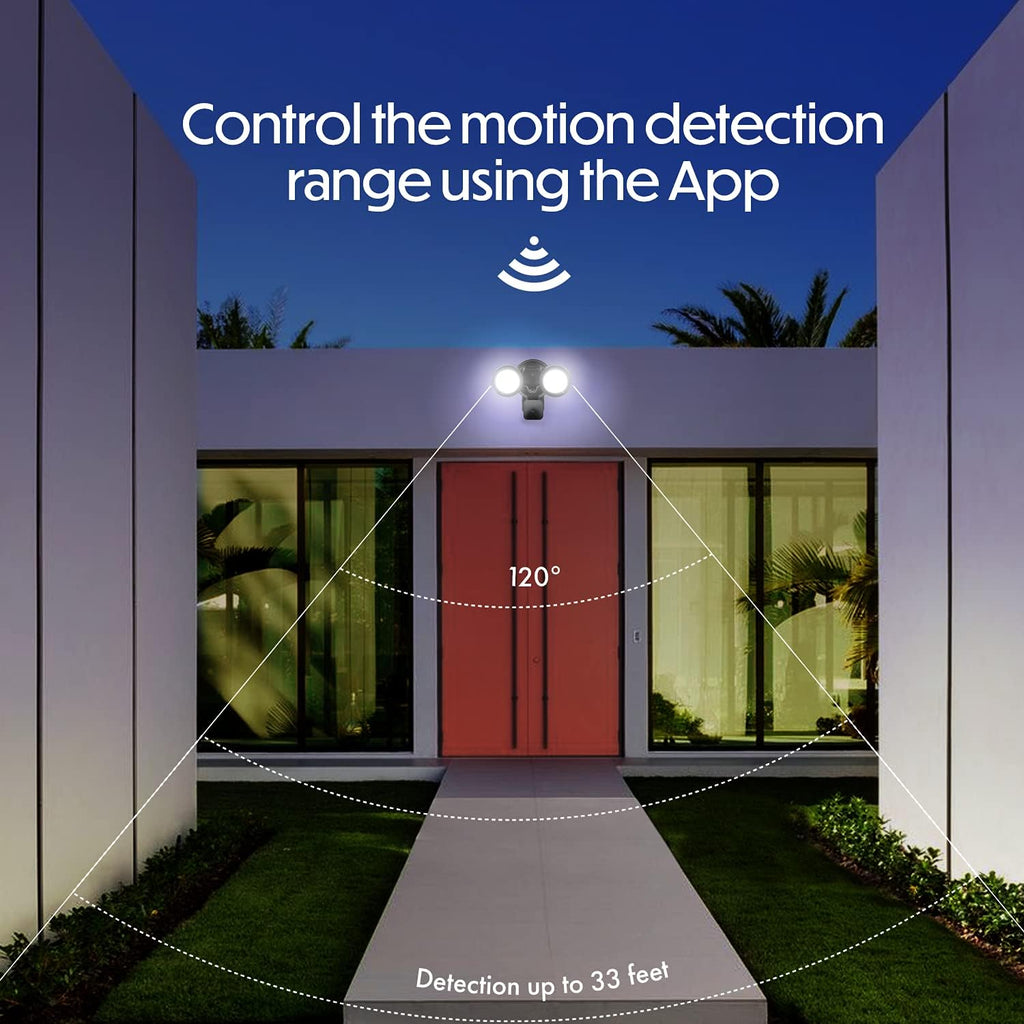 Wired Smart Flood Light Charger and Mount with Motion Sensor and Timer Control U9325