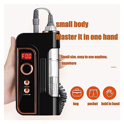 Electric Nail Drill 35000 RPM Portable Nail Polisher Grinding Device G8609