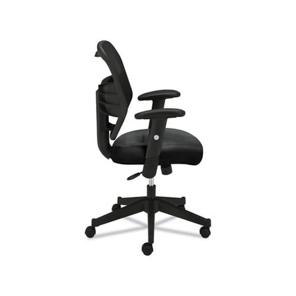 Black Mesh High-Back Task Chair with Adjustable Arms A318101