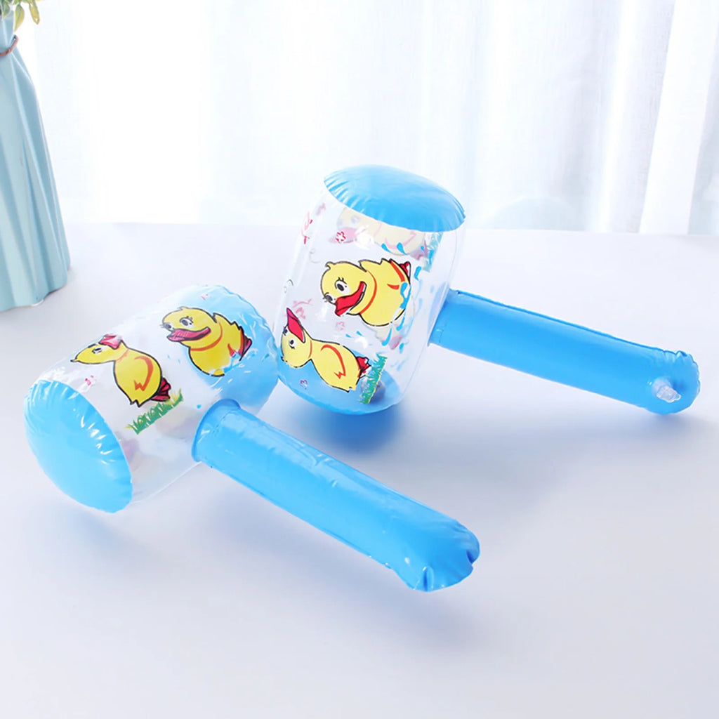 6Pcs Inflatable Cartoon Hammer with Sound Bell Funny Toys E326