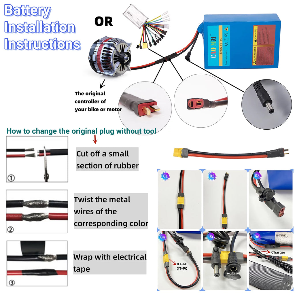 36V 10Ah Lithium Ebike Battery with 5A Fast Charger X415791
