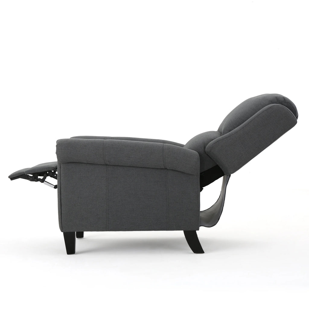 Charcoal Fabric Recliner I2215