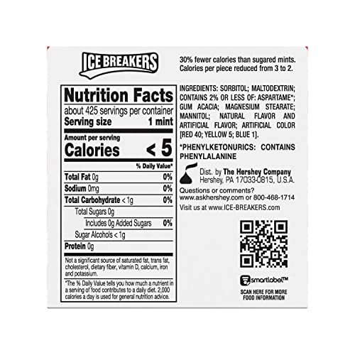 Sugar Free Breath Mints Tins 1.5 oz 8 Count D9110