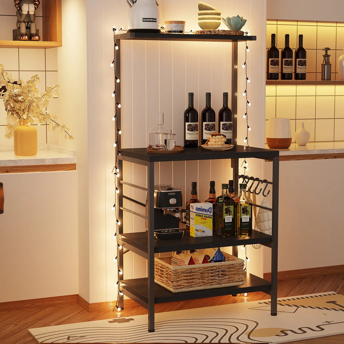 Black Kitchen Baker's Rack P3894