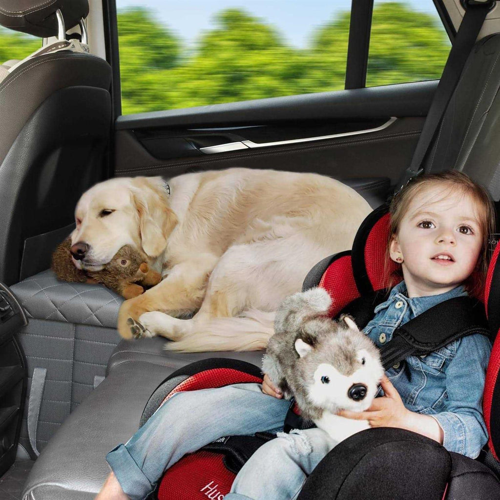 Car Back Seat Extender with Storage W8009