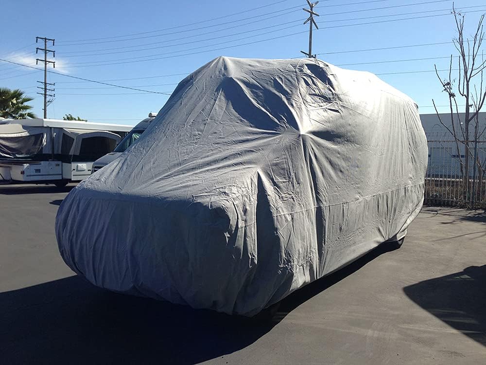 Waterproof Class B RV High Top Conversion Van Cover Fit up to 25ft (310 inch) G1113