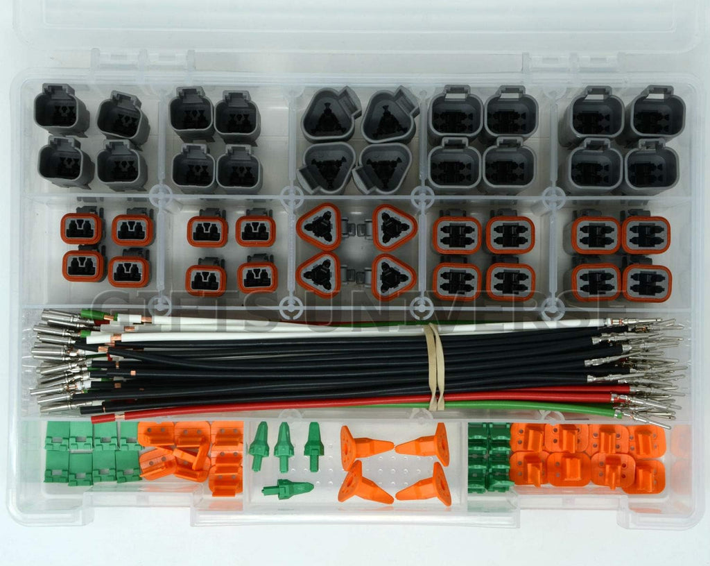 200 PCS 14AWG GPT Wires 8in Connector Pigtail Kit K9857