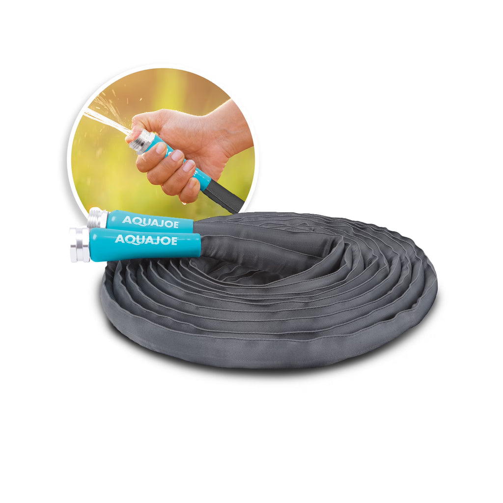 25ft Fiberjacket Garden Hose with Metal Fittings D5939
