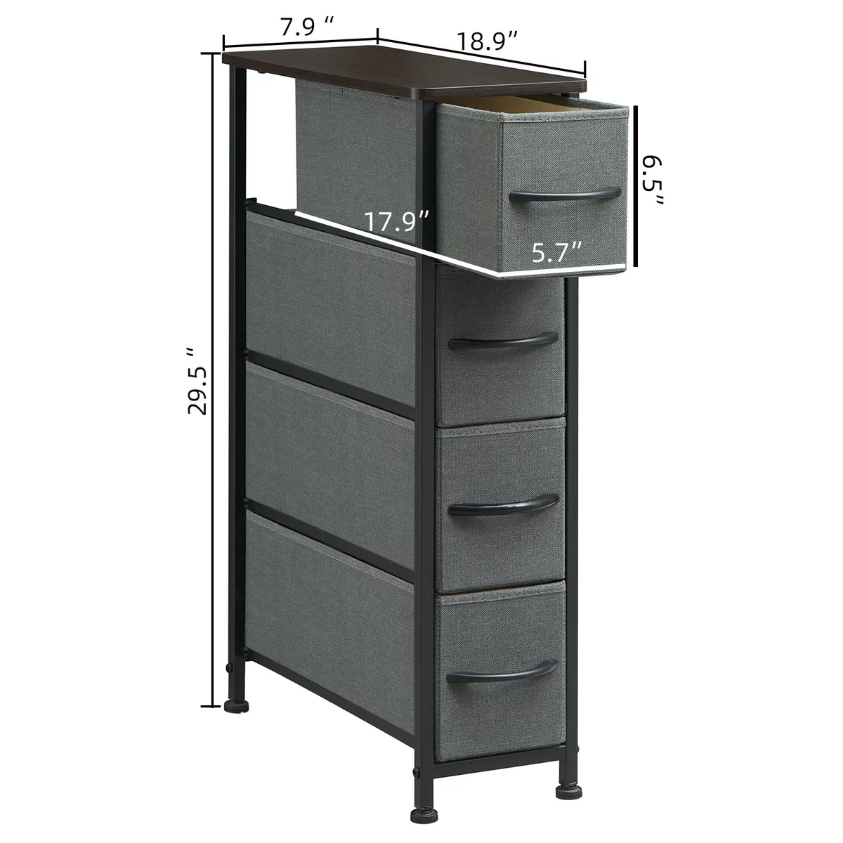 Narrow 4 Drawer Dresser W315797