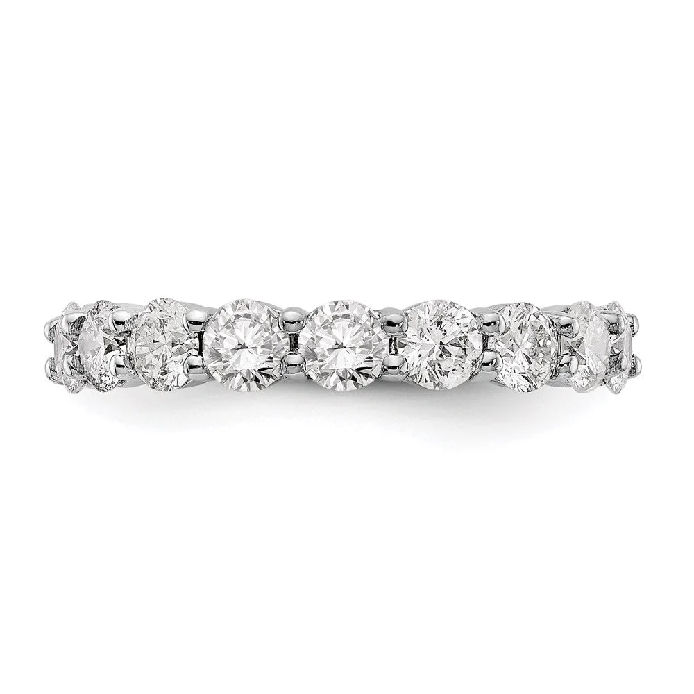 14K White Gold Diamond Eternity Ring Band 3ct G21412