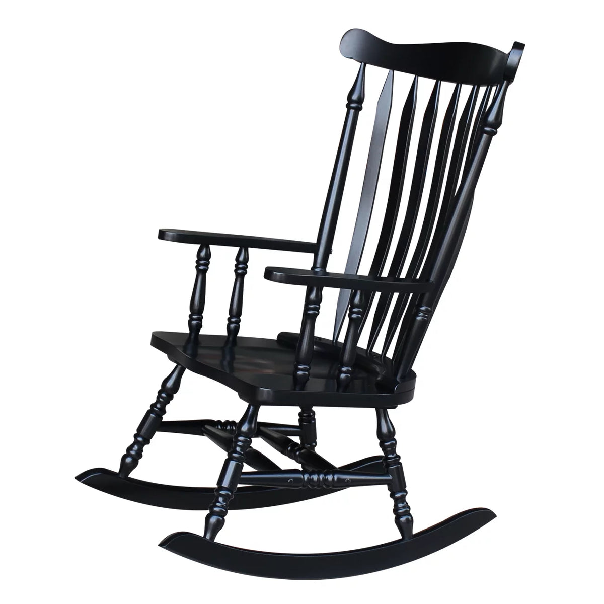 Antique Black Rocking Chair C1763