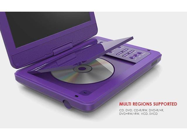 12.5x22 Portable DVD Player with Rechargeable Battery C982385