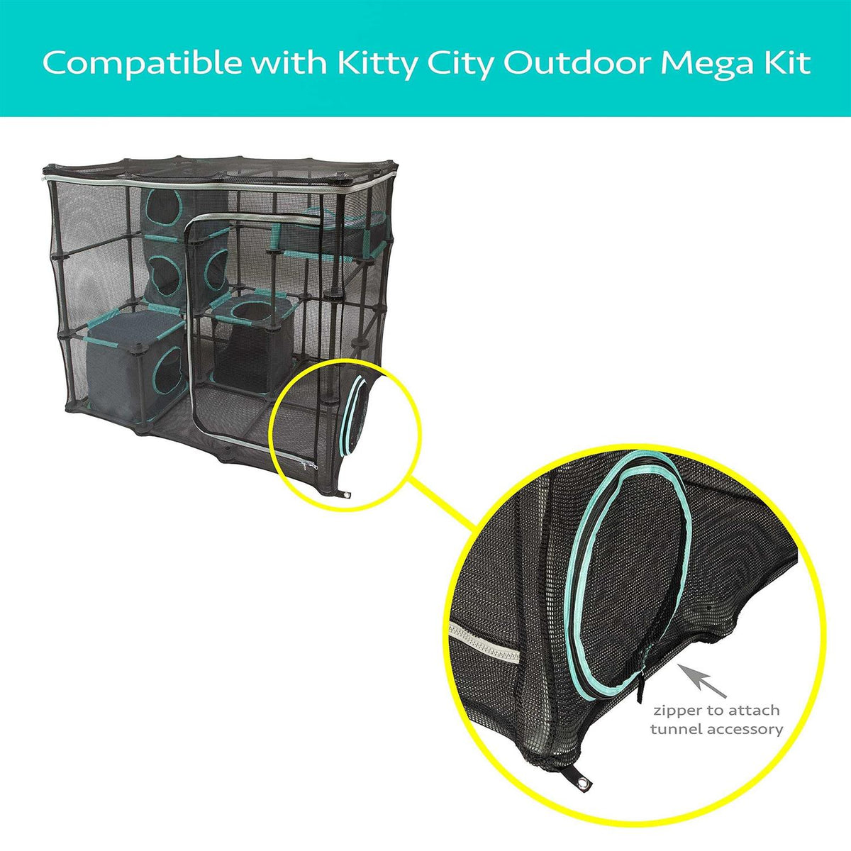 Outdoor Catio Mega Kit with 10′ Tunnels W9502