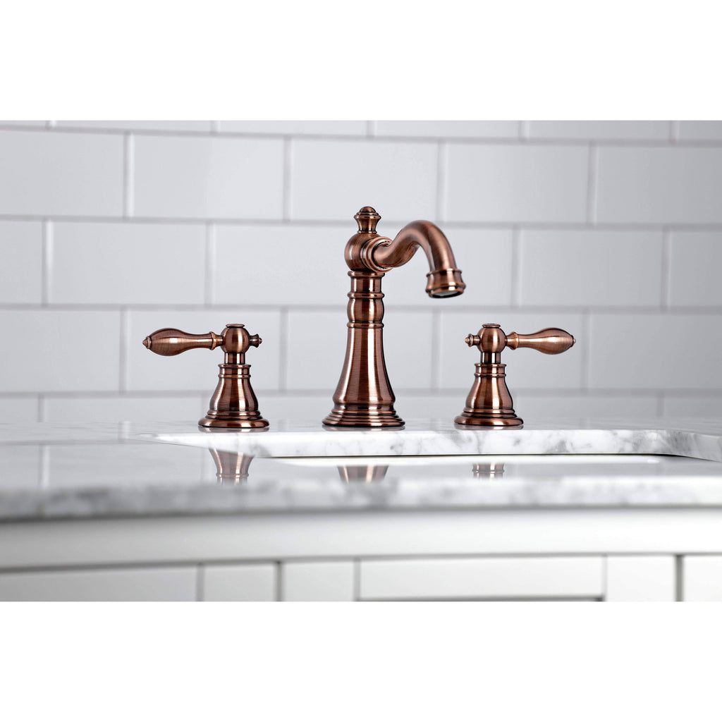 Antique Copper Widespread Bathroom Faucet G6773