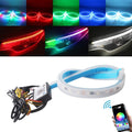 RGB Multi Color 60CM/24 Inch Waterproof LED Strip Lights 2Packs Q9823