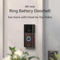 Satin Nickel Battery Doorbell A83375