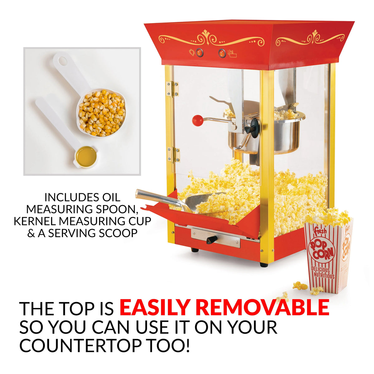 Vintage 8-Ounce Popcorn Cart I4191