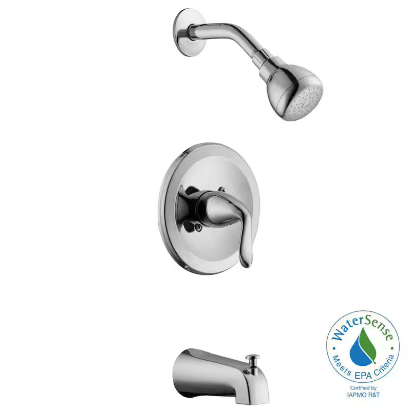 Single-Handle Tub and Shower Faucet in Chrome H862193