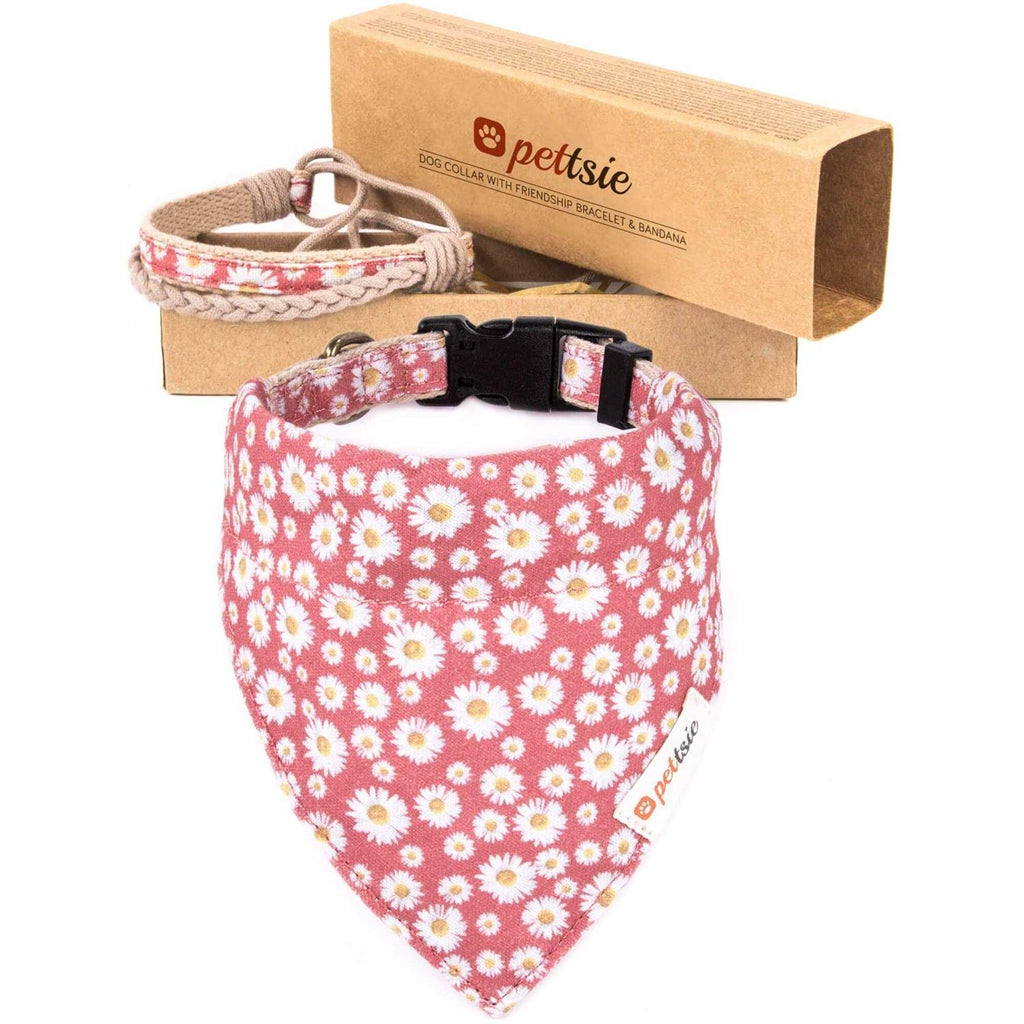 Matching Dog Collar, Bandana and Friendship Bracelet I3563