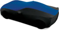 Yellow/Black Stretch Satin Indoor Car Cover Q135