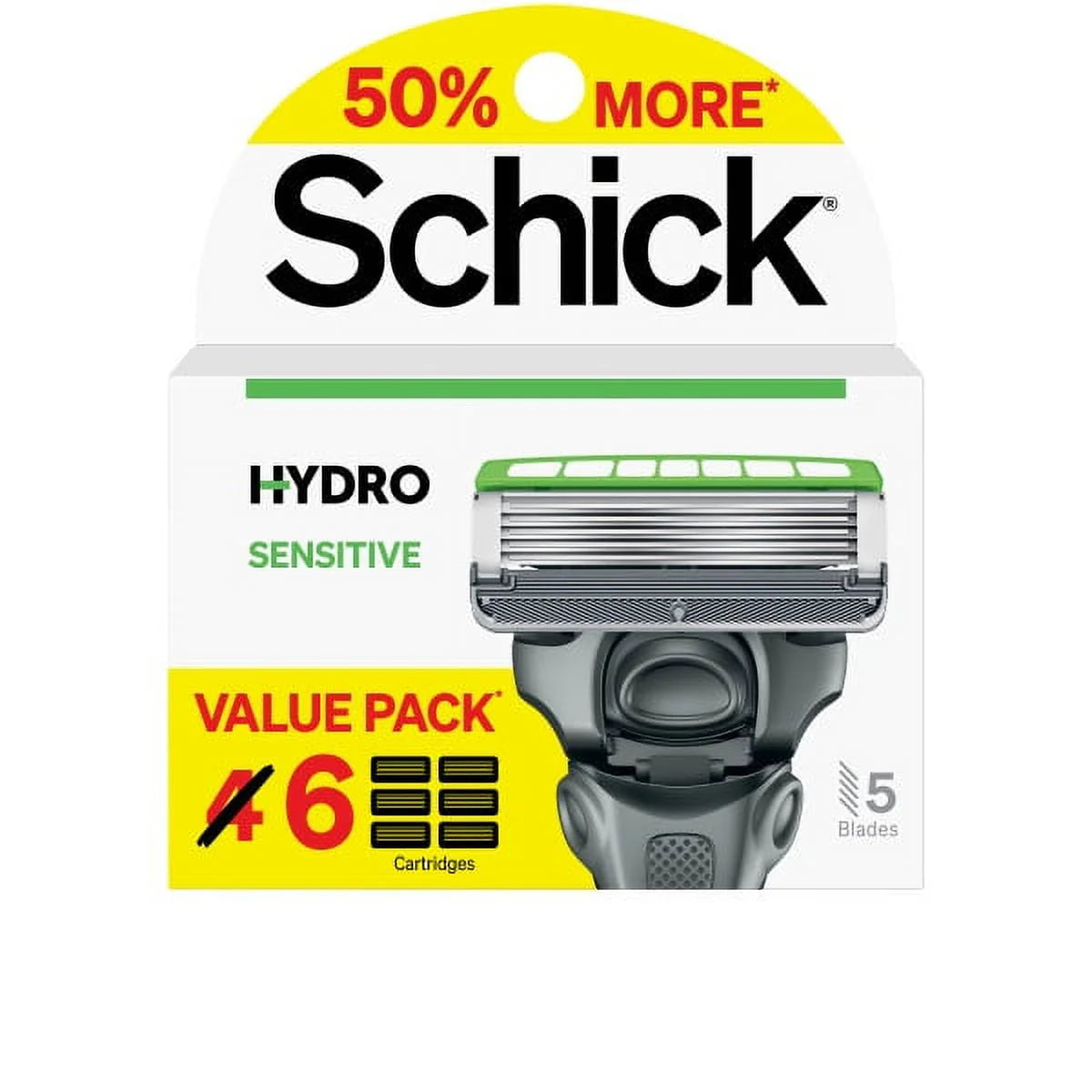 Sensitive Razor Blade Refills, 6 ct M13783