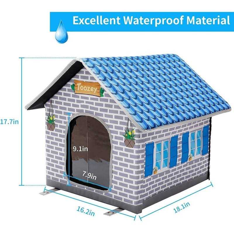 Insulated Outdoor Cat House with Pillow G811427