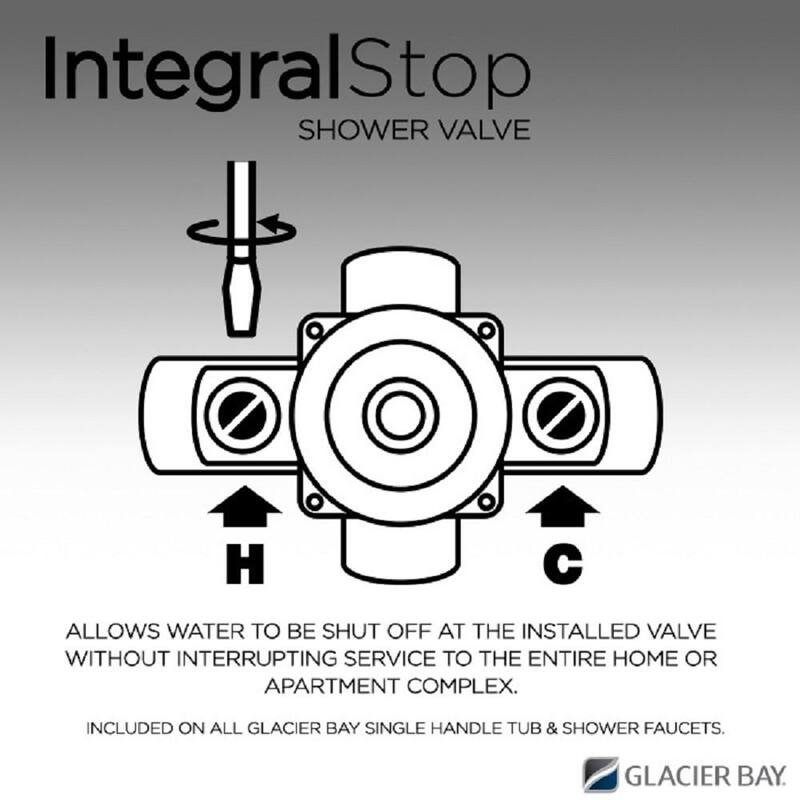 Single-Handle Tub and Shower Faucet in Chrome H862193