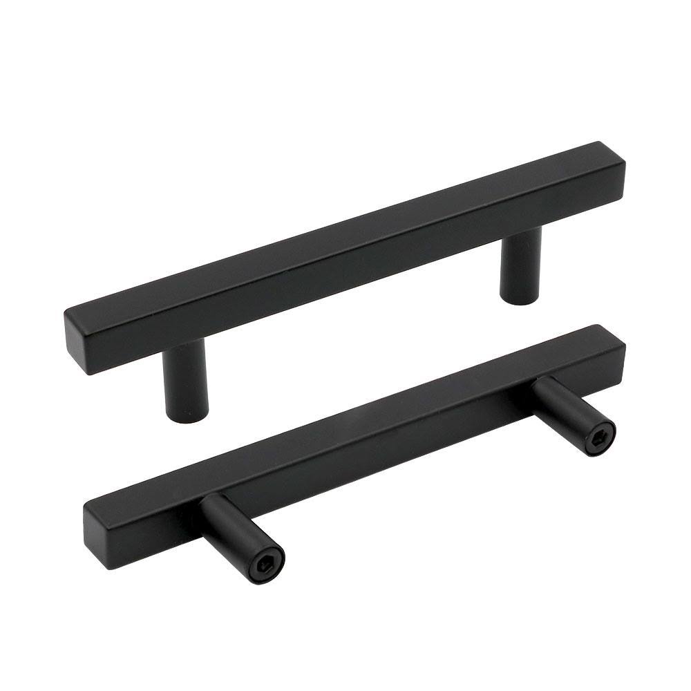 Matte Black Cabinet Handles and Knobs 20 Pack T4080