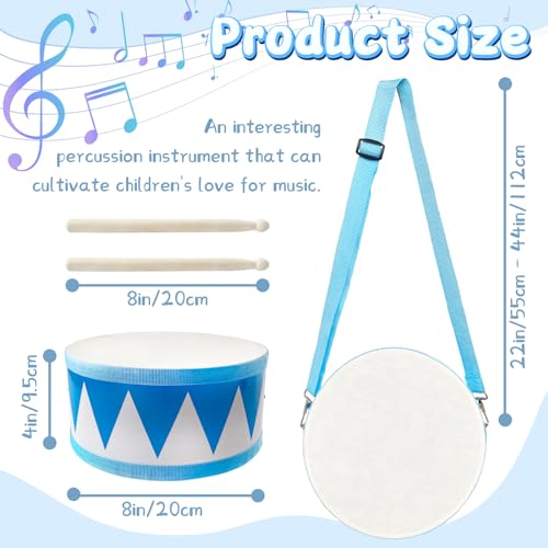 8 Inch Wooden Drum Set with 2 Drumsticks P908474