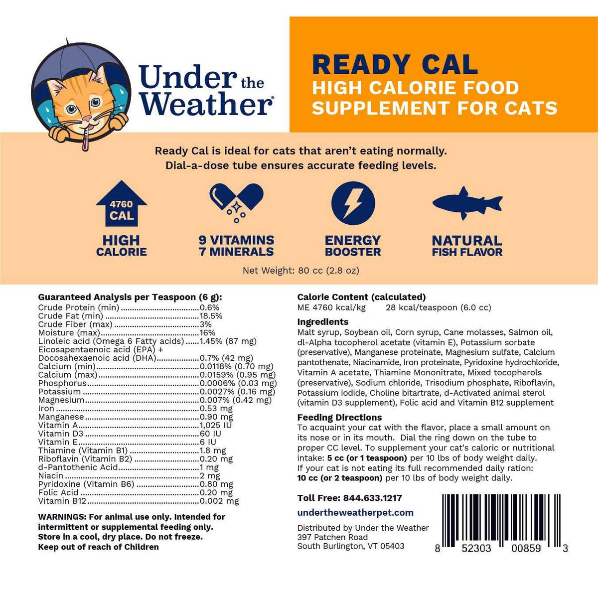 High Calorie Food Supplement for Cats T193