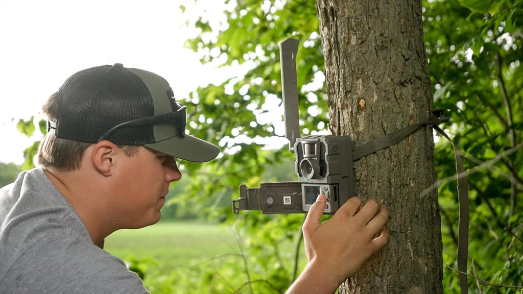 Cellular Trail Camera with No Glow, HD Photo and HD Video (2 pk) with Two Steel Reinforced Straps X62310