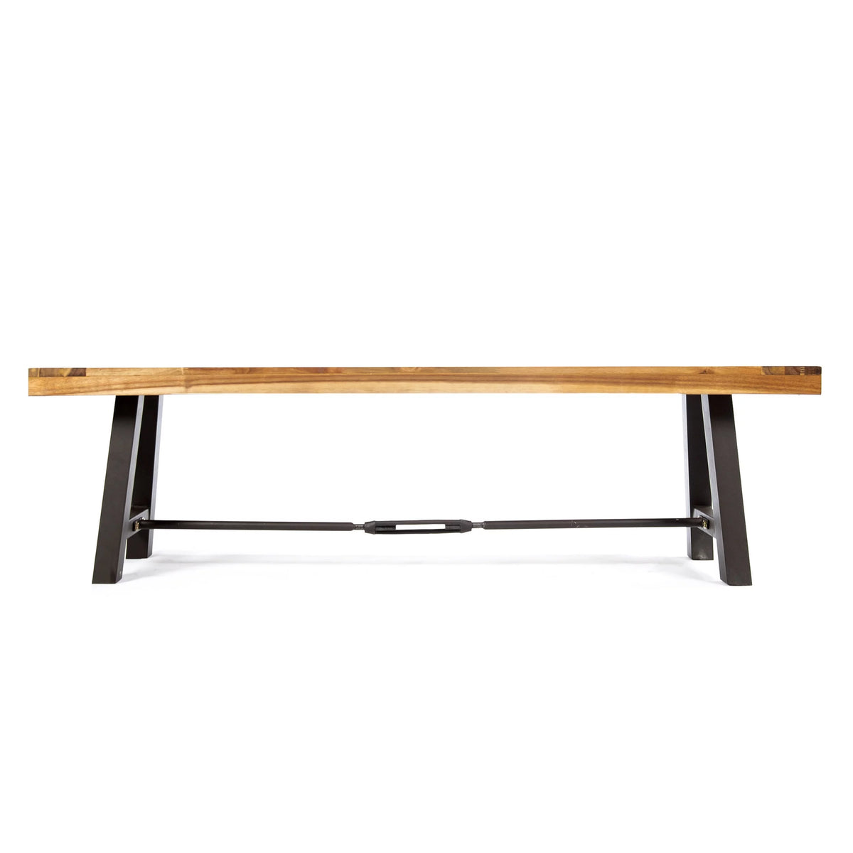 Acacia Wood Outdoor Dining Benches Set of 2 L991