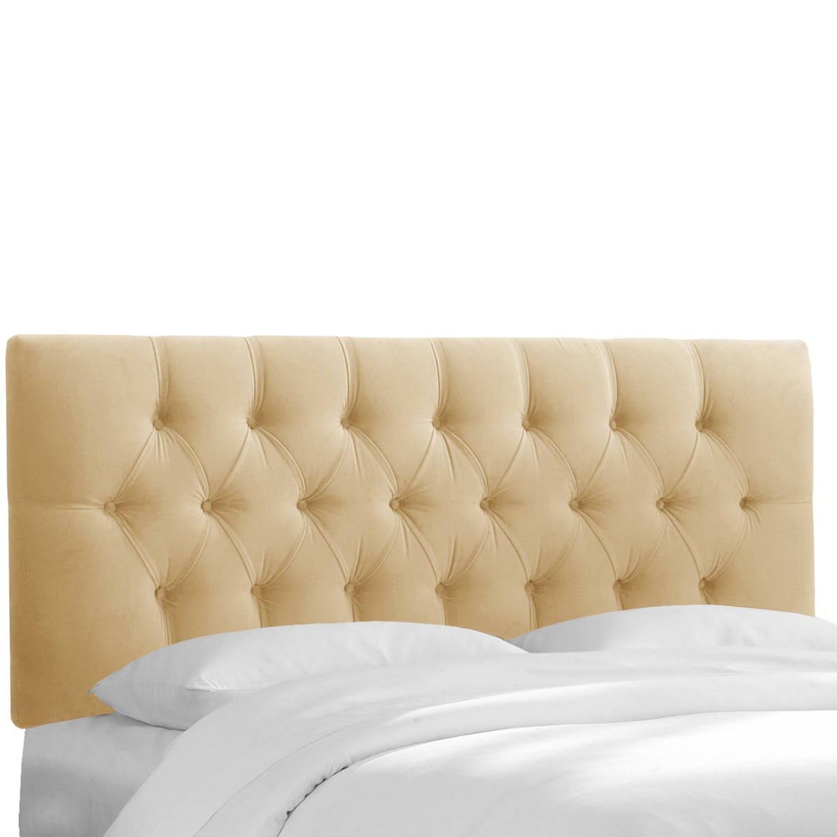 Twin Tufted Velvet Headboard L80627