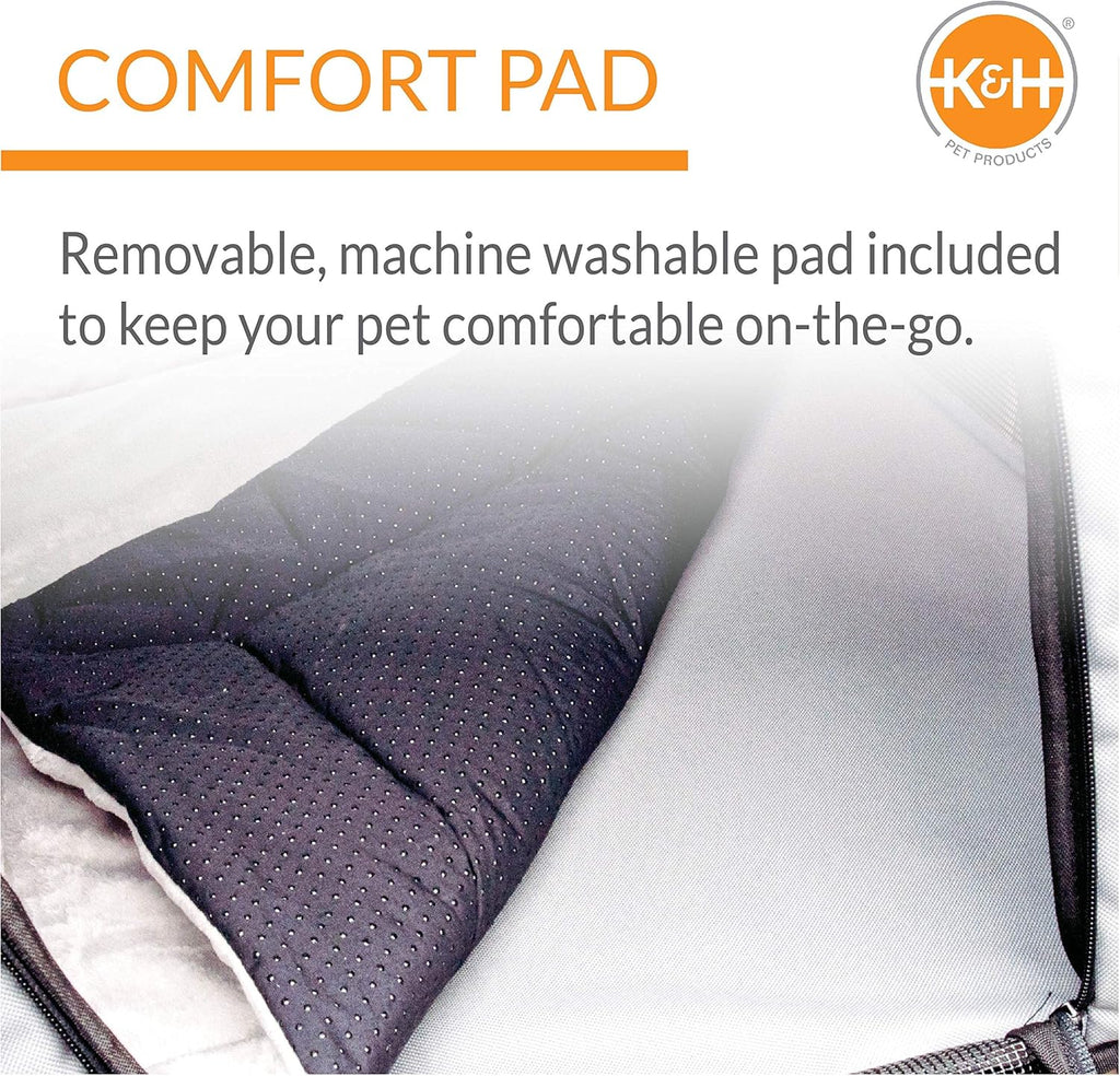 Gray Black Medium Pet Travel Carrier H10539