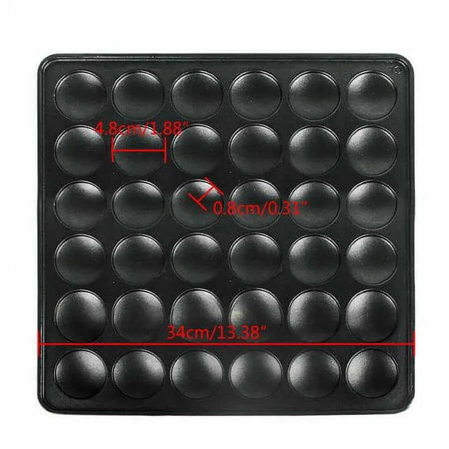 36pcs Nonstick Electric Mini Dutch Pancake Baker Maker B2374