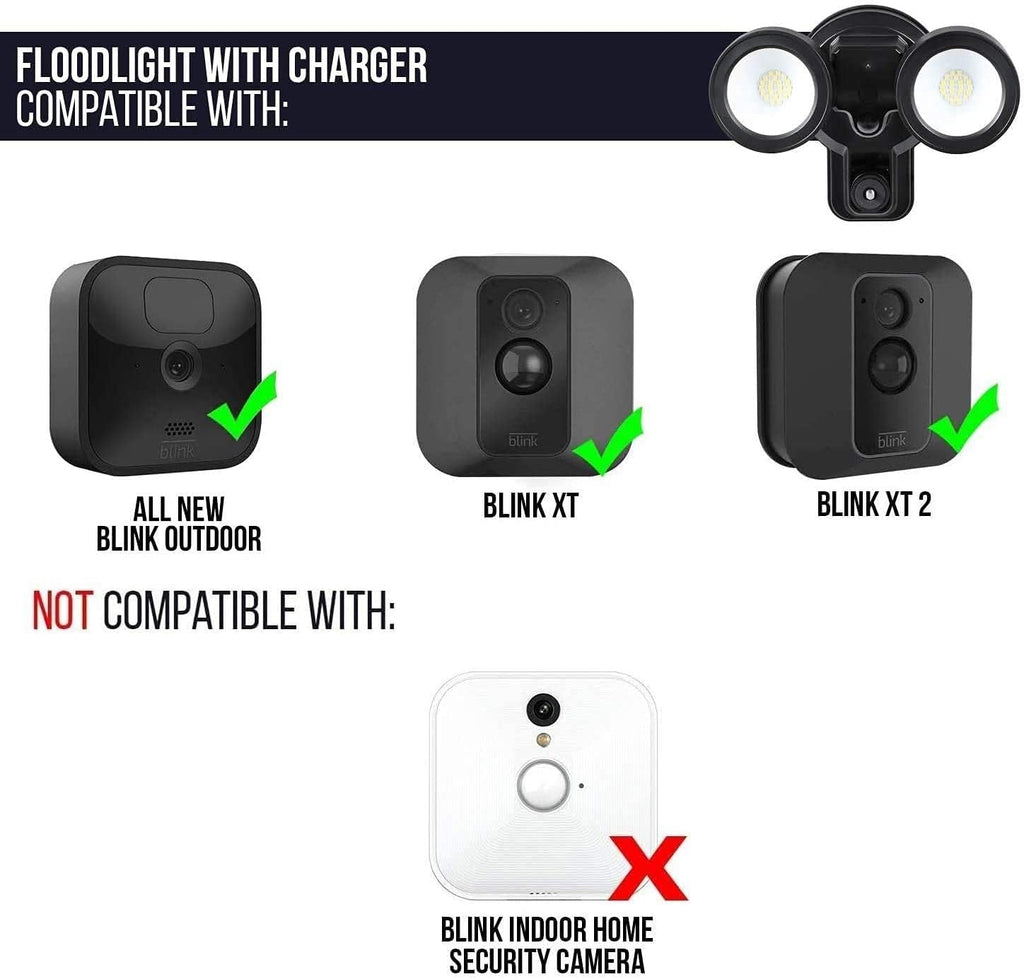 Wired Smart Flood Light Charger and Mount with Motion Sensor and Timer Control U9325