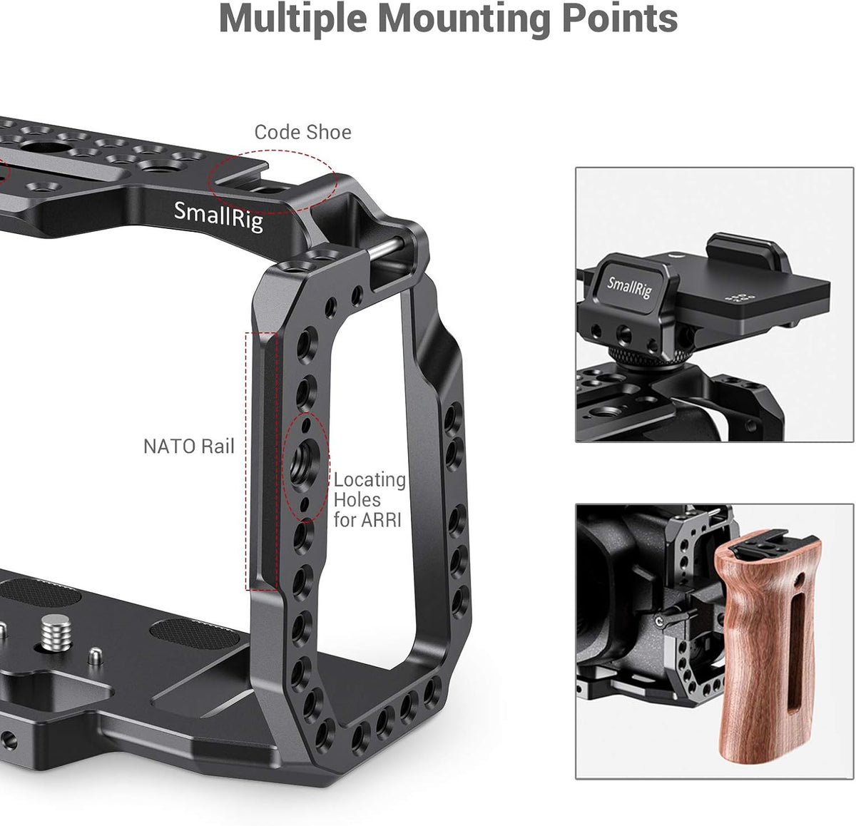 Half Cage with Anti-Twist Mechanism and Built-in NATO Rails Q34985