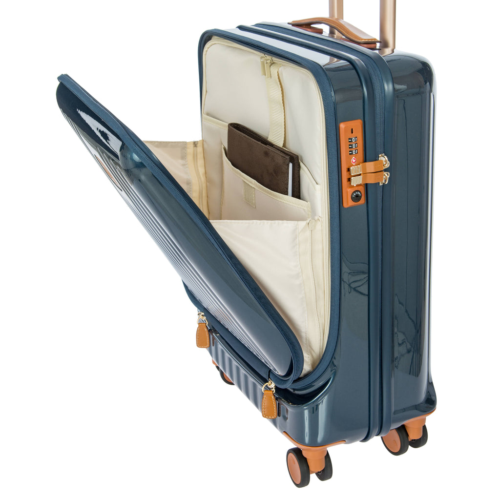 21x22 Carry-On Spinner with Pocket Night Blue A990