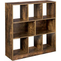 White 8-Cube Storage Organizer Bookcase B2256