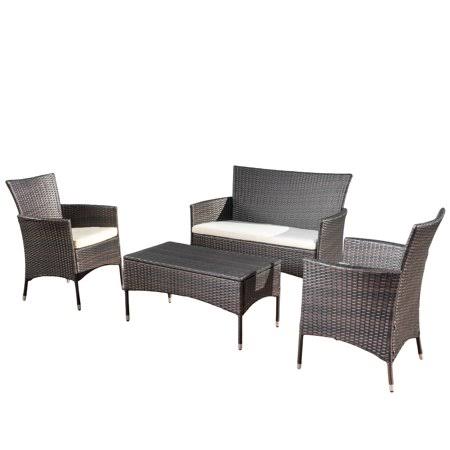 Multi-Brown 4 Piece Outdoor Set X734