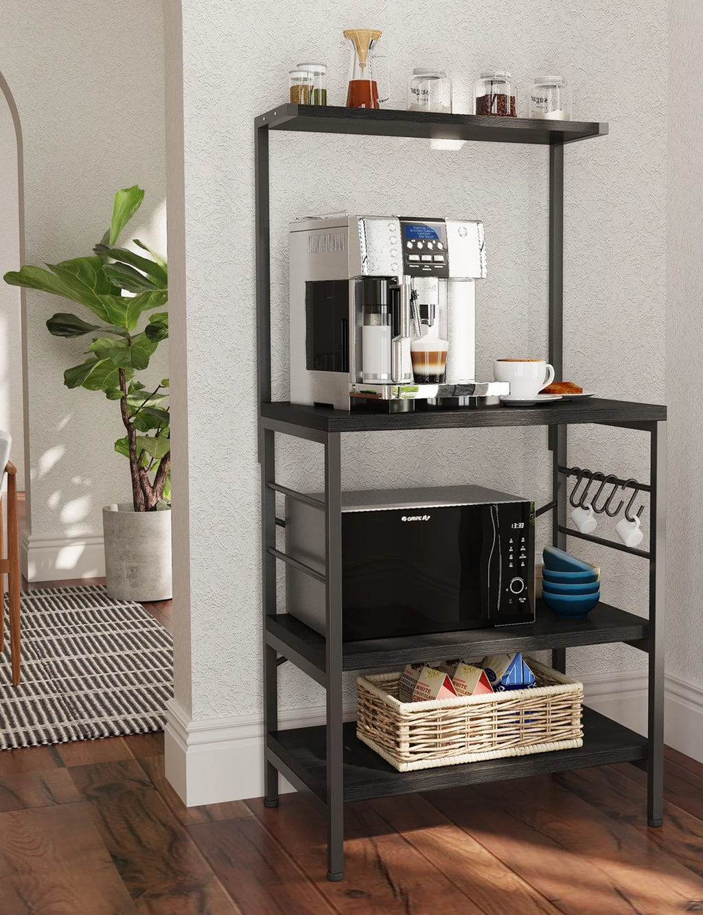 Black Kitchen Baker's Rack P3894